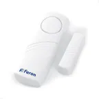 Звонок сигнализация 1 мелодия 2х1.5V/AA, громкоcть 90dB, белый, Feron
