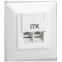 Розетка информационная внутренняя RJ45 кат. 6 UTP 2 порта