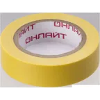 Изолента ПВХ желтая 15мм 10м ОНЛАЙТ OIT-B15-10/Y