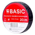                  Изолента класс А (профессиональная) 0.18х19мм 20м черная Simple
               