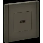 FORTE@PIANO Розетка HDMI FP340 серый IEK