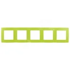                  Рамка на 5 постов, Эра12, лайм, 12-5005-26
               