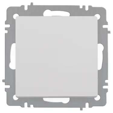 Выключатель Intro Accent 6-101-01 , 10А-250В, IP20, СУ, AL/CU, белый