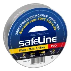 Изолента Safeline 19/25 серо-стальной