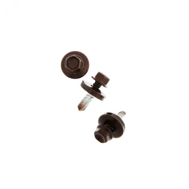 Саморез КР св. 5,5х19 RAL-8017 (шоколад. корич) - коробка