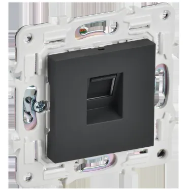 SKANDY Розетка компьютерная RJ45 кат.6 SK-K02G графит IEK