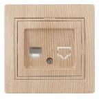                  Розетка информационная RJ45, СУ, Plano, сосна, 1-303-11
               