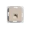 ATLASDESIGN РОЗЕТКА компьютерная RJ45, кат. 6A, механизм, ПЕСОЧНЫЙ