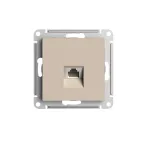                  ATLASDESIGN РОЗЕТКА компьютерная RJ45, кат. 6A, механизм, ПЕСОЧНЫЙ
               