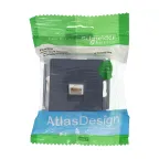                  Розетка ATLASDESIGN компьютерная RJ45 механизм грифель
               