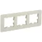 BRITE Рамка 3 поста РУ-3-2-Бр стекло песчаный RE IEK