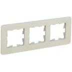 BRITE Рамка 3 поста РУ-3-2-Бр стекло песчаный RE IEK