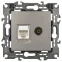 Розетка Серия 12 12-3110-16 комбинированная RJ45+TV, титан