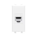                  Avanti Розетка компьютерная RJ-45 без шторки модульная, кат.5е, Белое облако, 1 модуль
               