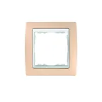                  Рамка на 3 поста, S82, пастель кремовая - белый
               