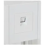 FORTE@PIANO Розетка компьютерная RJ45 кат.6 FP231 белый IEK