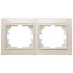                  Рамка на 2 поста гор., СУ, Plano, сл.кость, 1-502-02
               