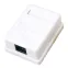 Розетка компьютерная 1 порт RJ-45 (8P8C) cat 5e внешняя,