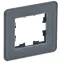 BRITE Рамка 1 пост РУ-1-2-Бр стекло графит RE IEK