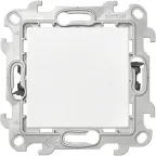                  Выключатель одноклавишный Push@Go, белый
               