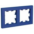                  ATLASDESIGN рамка двухпостовая, универсальная, АКВАМАРИН
               