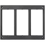                  Connect Рамка на 3 S-модуля к монтажной коробке SBM250, Сима Про, графит
               