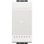 LivingLight Выключатель с винтовыми клеммами 1 модуль белый