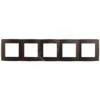                  Рамка на 5 постов, Эра12, бронза, 12-5005-13
               