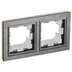                  BRITE Рамка 2 поста IP44 РУ-2-БрШ-44 шампань
               