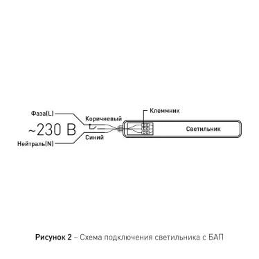 Линейный Светильник светодиодный SPP-201-0-40K-E36 36Вт 4000K 3420Лм IP65 1200мм с бап 1 час матовый