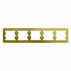 GLOSSA рамка 5-постовая горизонтальная фисташковый