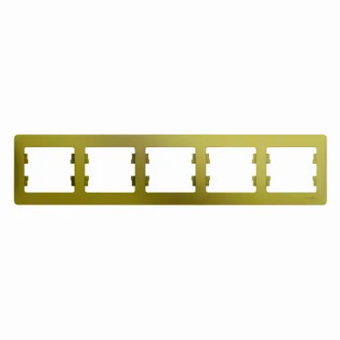 GLOSSA рамка 5-постовая горизонтальная фисташковый