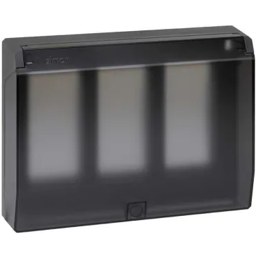 Connect Рамка на 2 S-модуля с крышкой к монт.коробке SBM250, Сима Про, графит