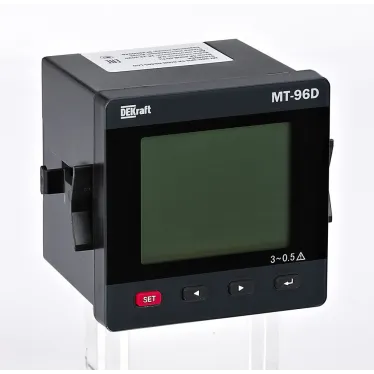 Мультиметр цифровой 96х96мм трехфазный, вход 100В 1А, RS485, LCD-дисплей МТ-96D