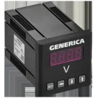 Вольтметр цифровой щитовой однофазный 48х48мм LED GENERICA