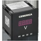                  Вольтметр цифровой щитовой однофазный DO RS-485 96х96мм LED GENERICA
               