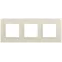 Рамка для розеток и выключателей Elegance 14-5013-02 Classic, на 3 поста, слоновая кость