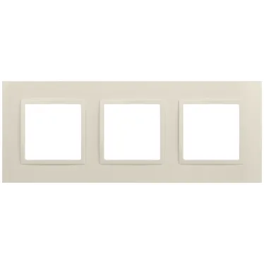 Рамка для розеток и выключателей Elegance 14-5013-02 Classic, на 3 поста, слоновая кость