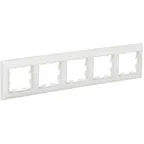                  BRITE Рамка 5 постов РУ-5-Бр белый/белый IEK
               