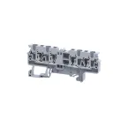 Клемма с 4 контакт. 4 кв.мм пружинная OptiClip СX-4-QUATTRO-(0,2-4)-I-BU-синий