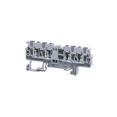 Клемма с 4 контакт. 4 кв.мм пружинная OptiClip СX-4-QUATTRO-(0,2-4)-I-BU-синий