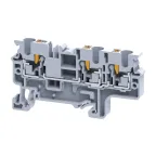                  Клемма с 3-мя контактами push-in 4 кв.мм OptiClip СP-4-TRIPLET-I-серый
               