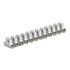                  Колодка клеммная, 1,0-6,0 мм?, полипропилен, 450 V, 41 А, 2х рядная, белый
               