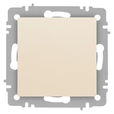 Выключатель Intro Accent 6-101-02 , 10А-250В, IP20, СУ, Accent, AL/CU, слоновая кость