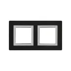                  Рамка из алюминия, ''Avanti'', черная, 4 модуля
               