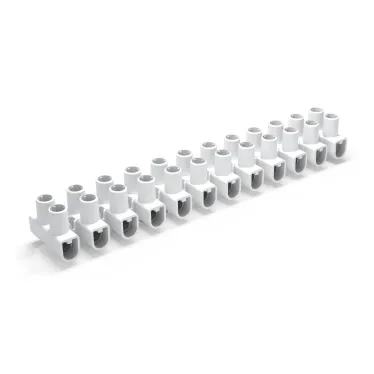Колодка клеммная, 0.5-4,0 мм?, полипропилен, 450 V, 32 А, 2х рядная, белый