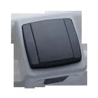                 Выключатель одноклавишный IP55 герметичный серый (винтовой зажим)
               