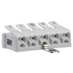                  Клемма пружинная соединительная КСПз5-3L+N+PE
               