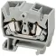 МИНИ КЛЕММНИК ПРУЖ,15MM DIN,ПРОХОД, 4ТЧК, 2,5ММ?,СИНИЙ