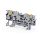 Клемма с 4 конт. push-in 2,5 кв.мм OptiClip СP-2,5-QUATTRO-(0,2-2,5)-I-BU-синий